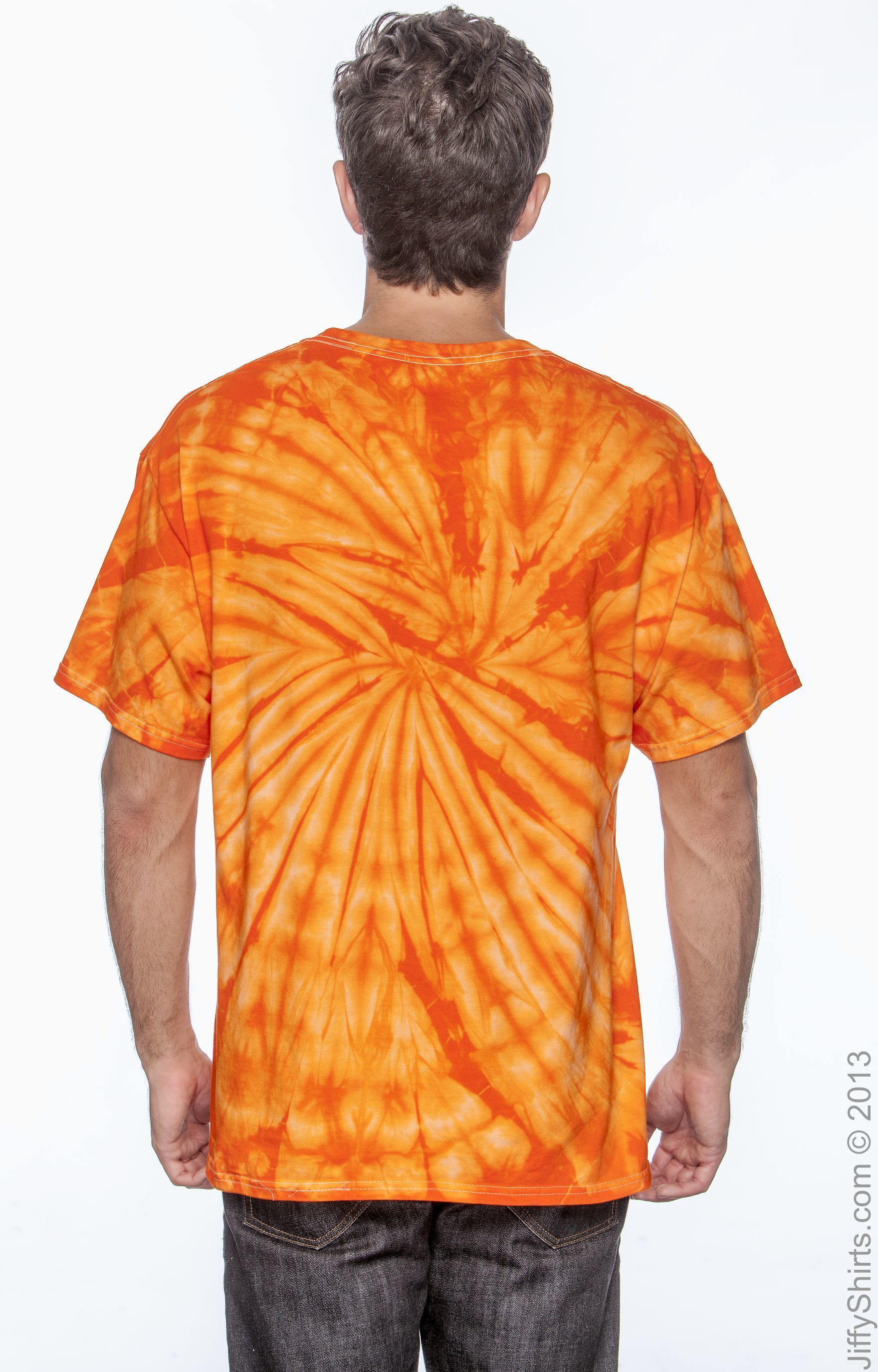 Unisex 100% Cotton Spider T-Shirt - Spider Orange