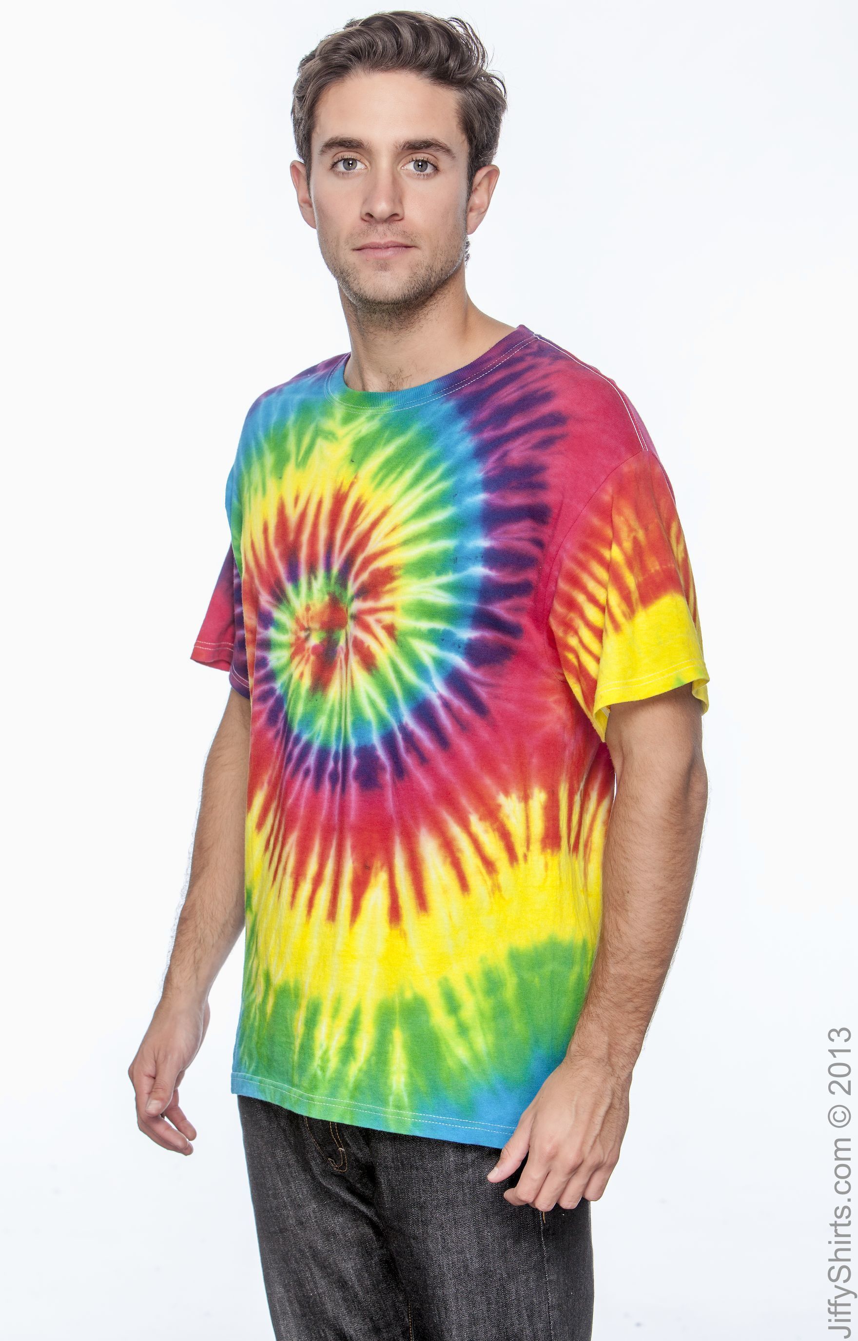 Unisex 100% Cotton T-Shirt - Reactive Rainbow