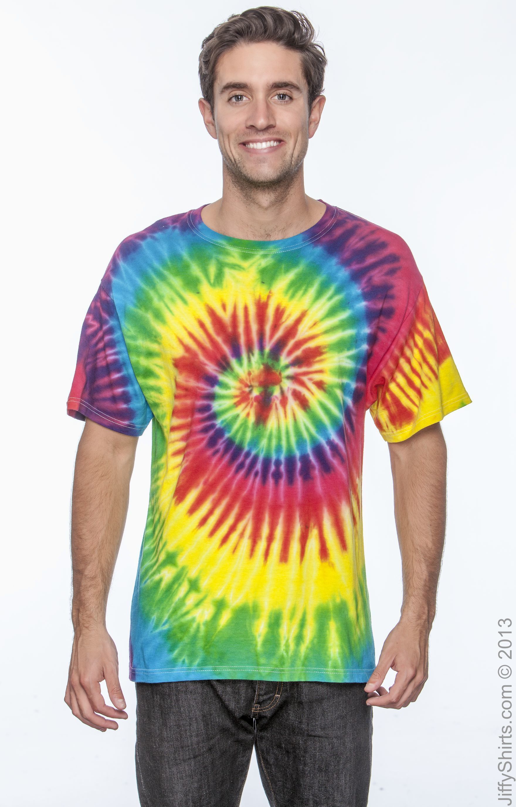 Unisex 100% Cotton T-Shirt - Reactive Rainbow