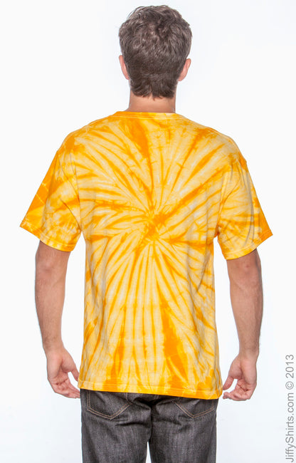 Unisex 100% Cotton Spider T-Shirt - Spider Gold