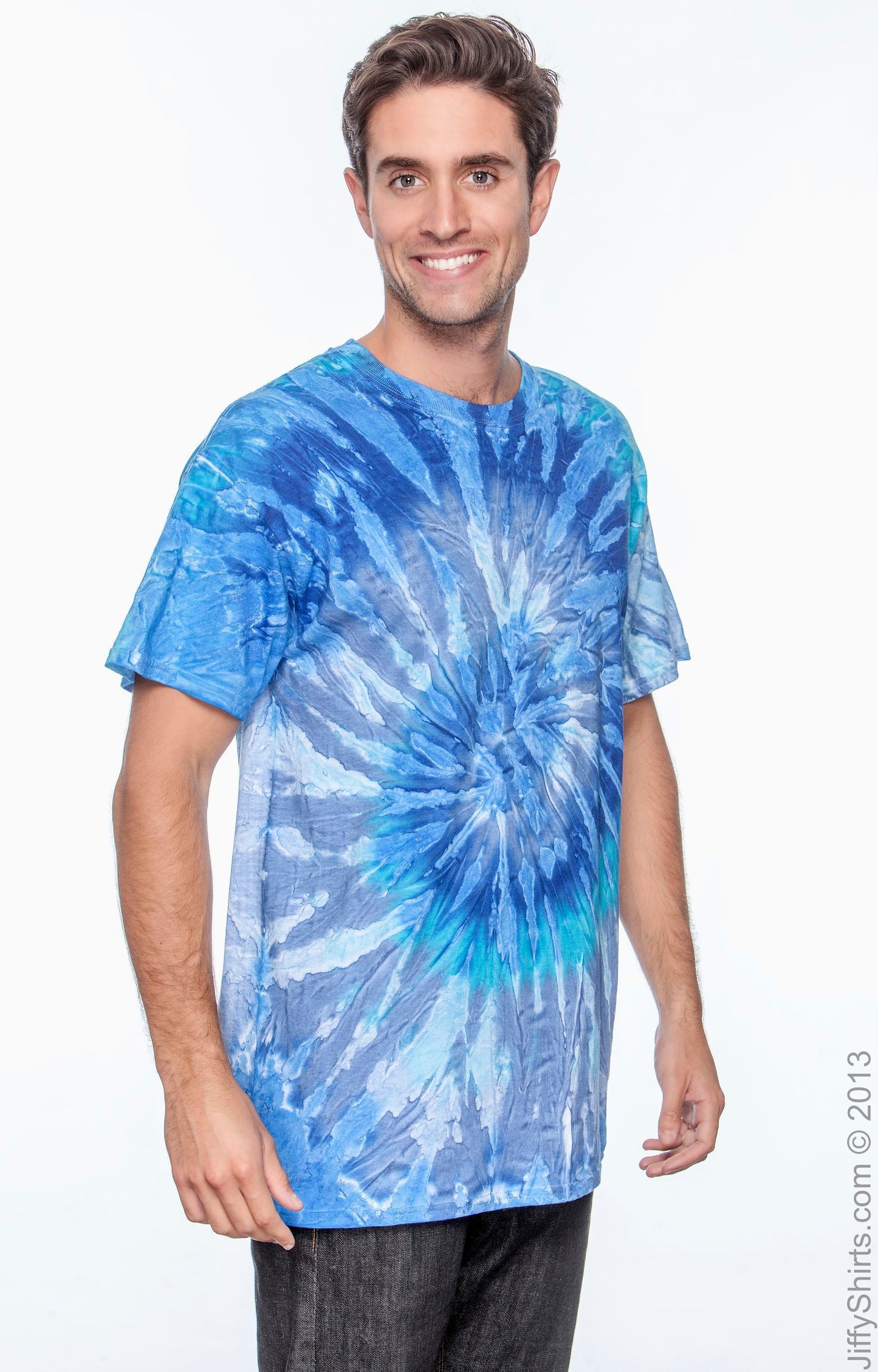 Unisex 100% Cotton T-Shirt - Blue Jerry