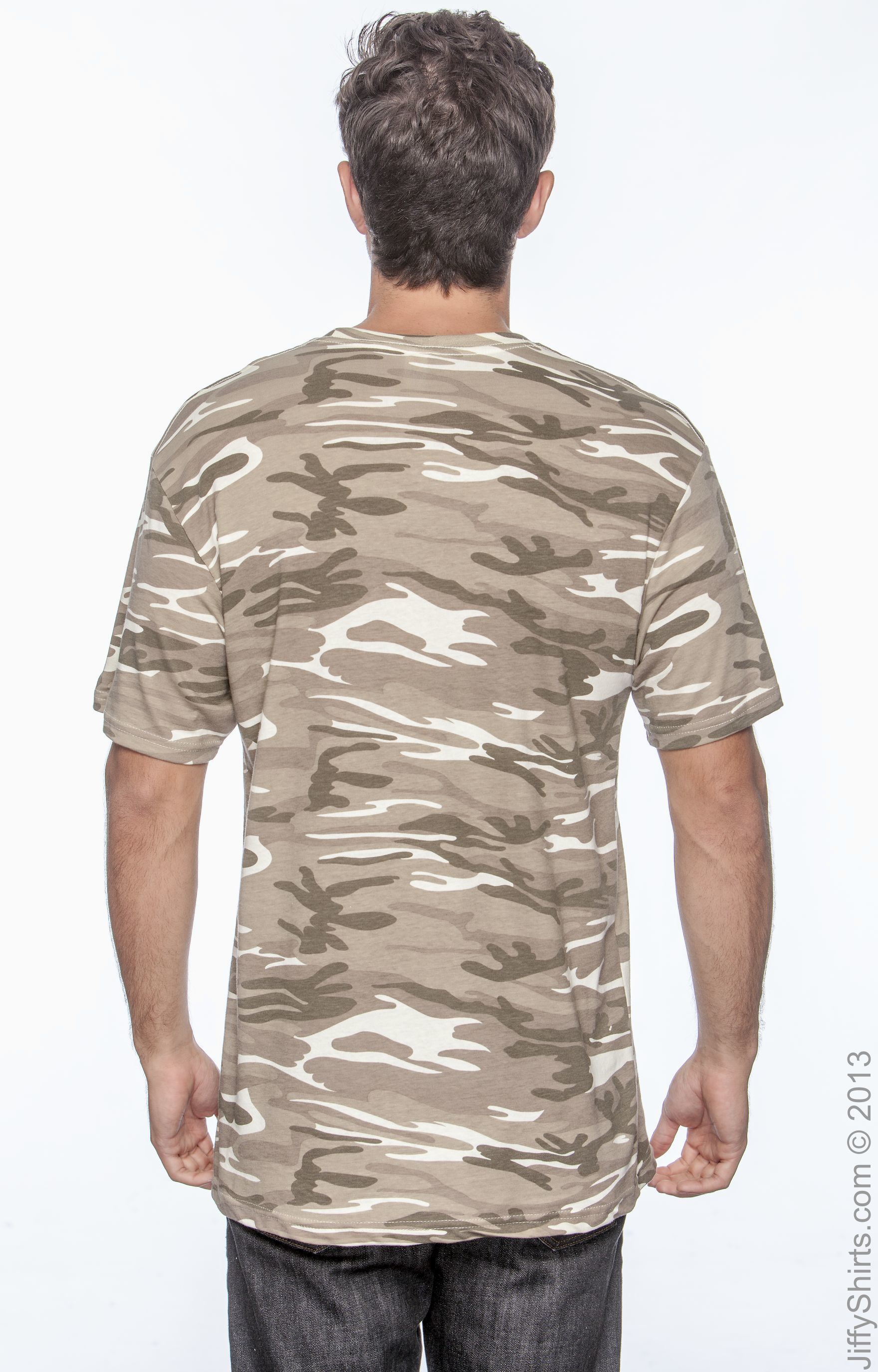 Midweight Camouflage T-Shirt - Camouflage Sand