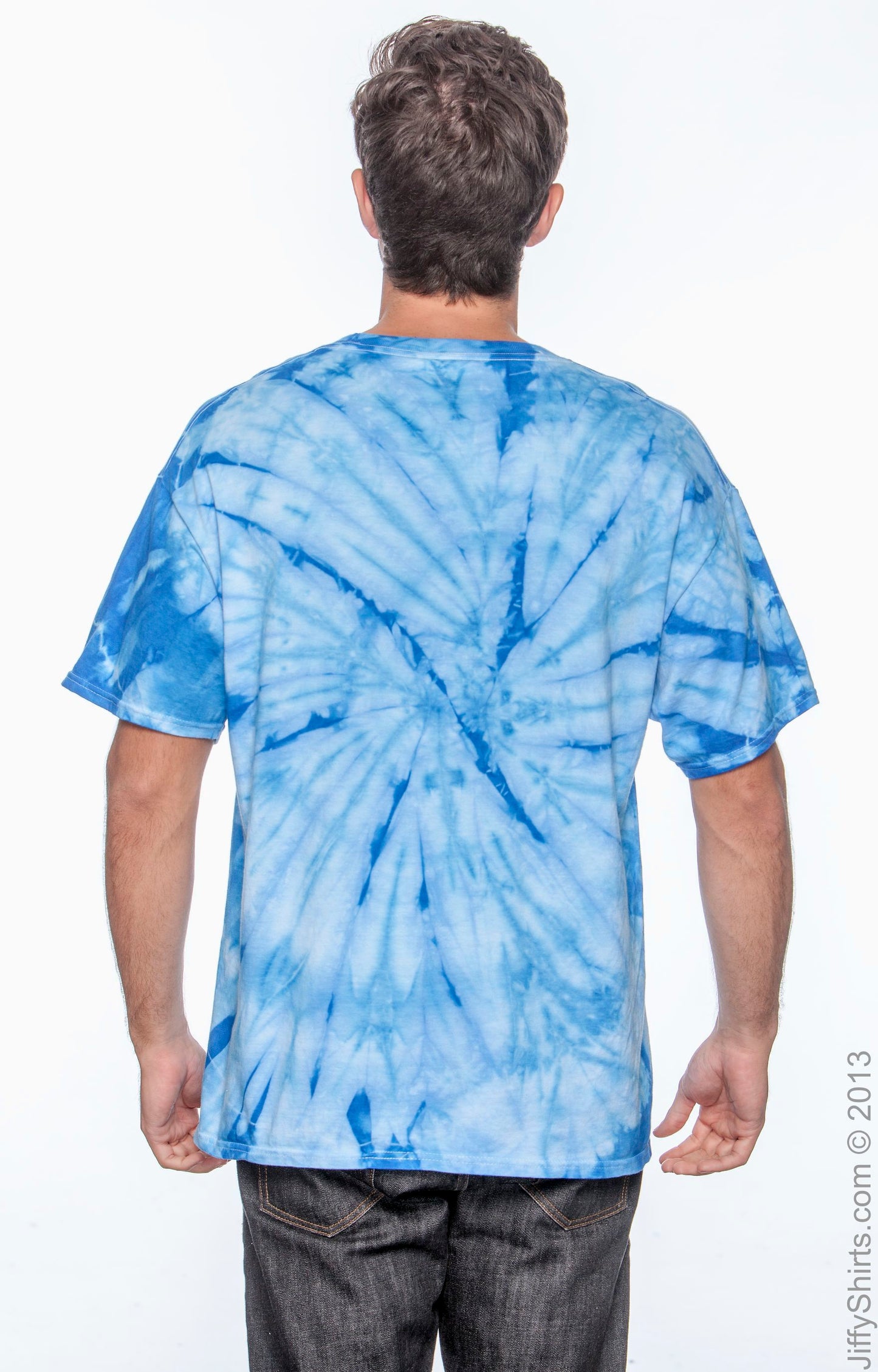 Unisex 100% Cotton Spider T-Shirt - Spider Baby Blue