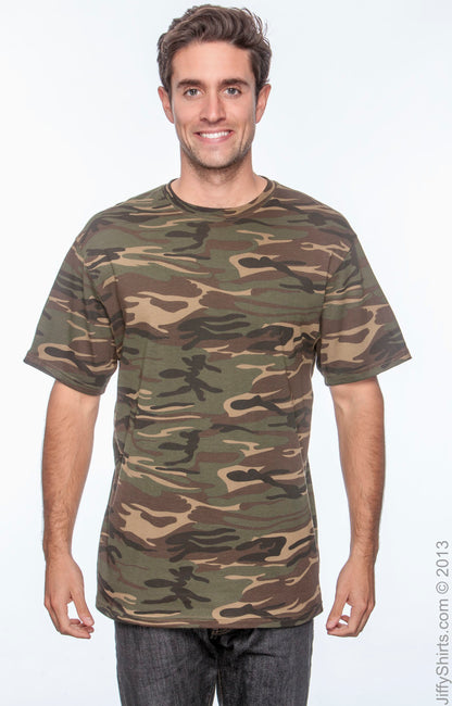Midweight Camouflage T-Shirt - Camouflage Green