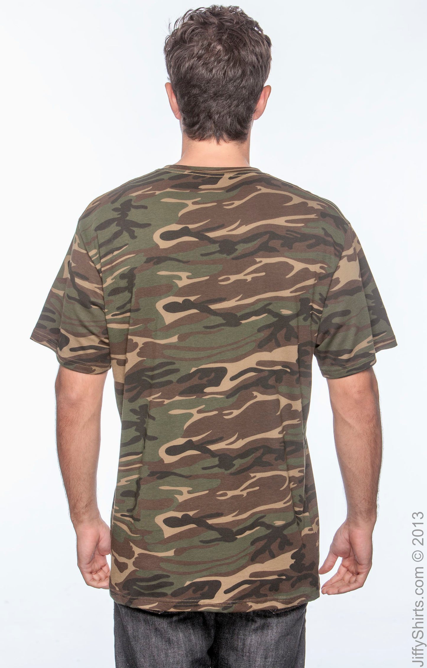 Midweight Camouflage T-Shirt - Camouflage Green
