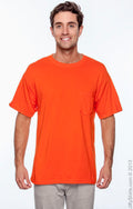 Unisex 50/50 Pocket T-Shirt - Orange