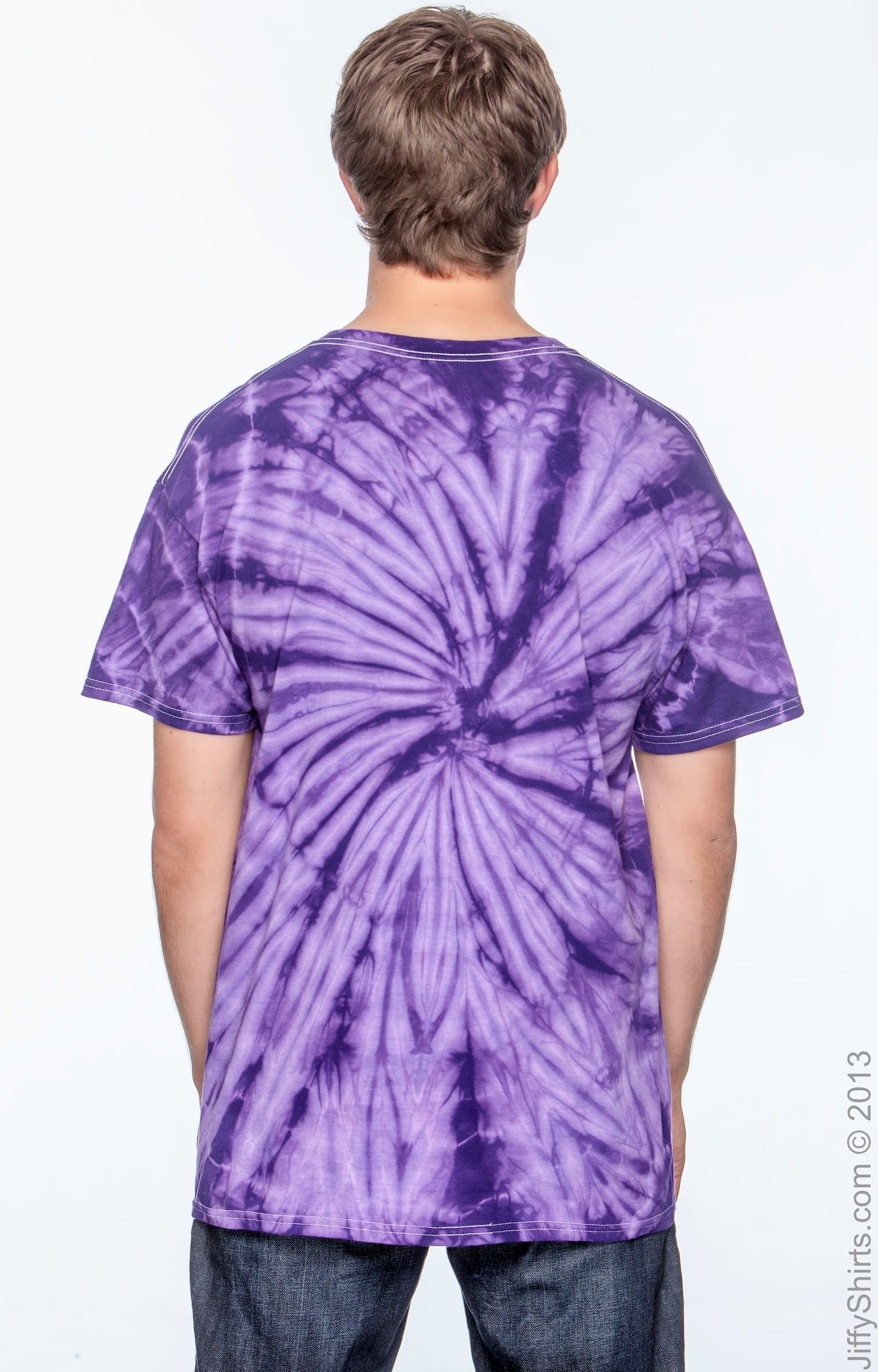 Unisex 100% Cotton Spider T-Shirt - Spider Purple