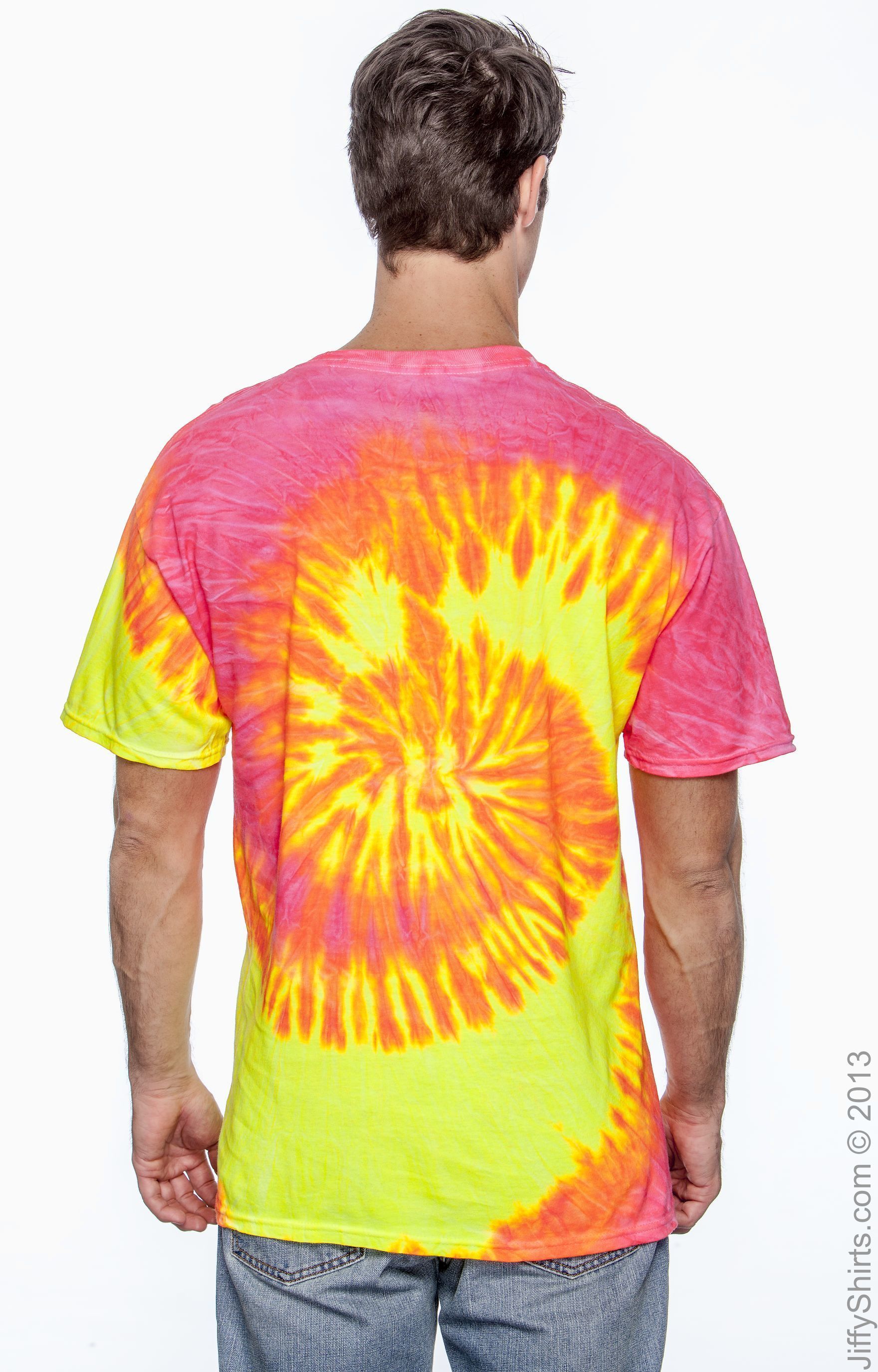 Unisex 100% Cotton T-Shirt - Fluorescent Swirl