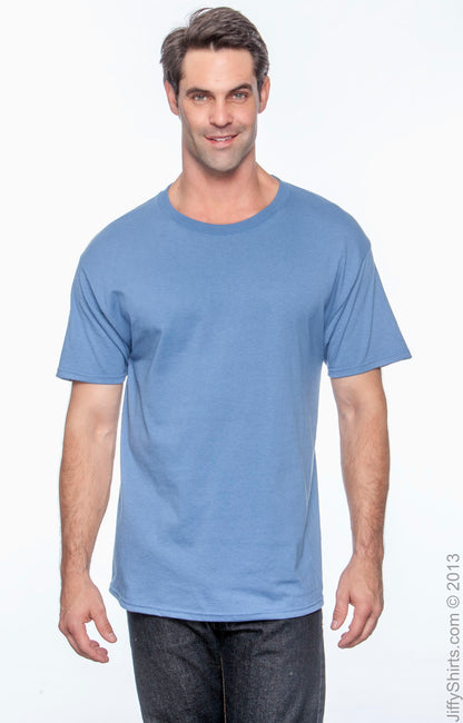 50/50 Ecosmart® Short Sleeve Tee - Denim Blue