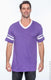 Augusta Sportswear 360 - Unisex Sleeve Stripe Jersey - Purple / White