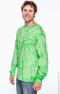 Unisex 100% Cotton Long-Sleeve T-Shirt - Spider Lime