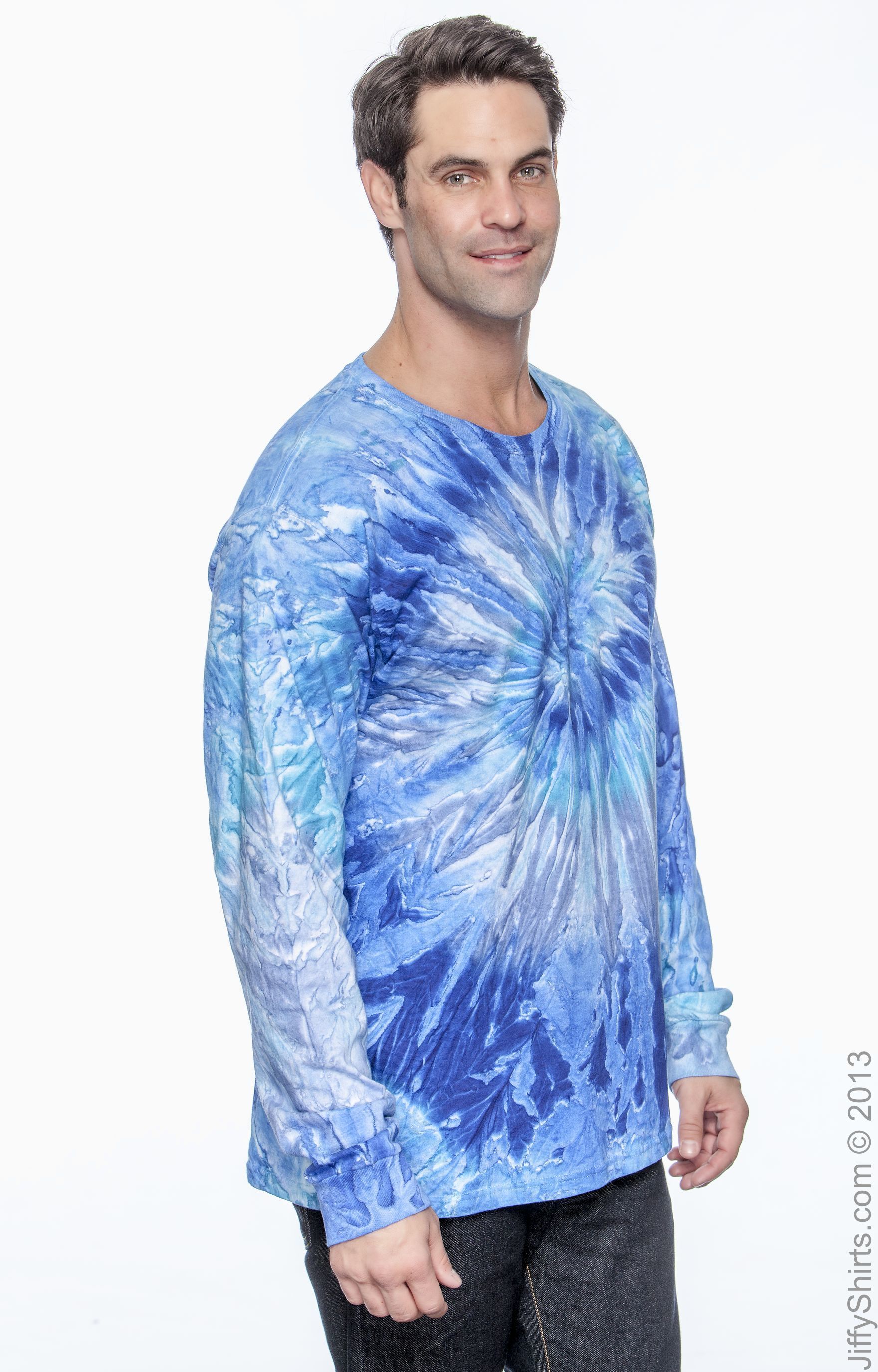 Unisex 100% Cotton Long-Sleeve T-Shirt - Blue Jerry