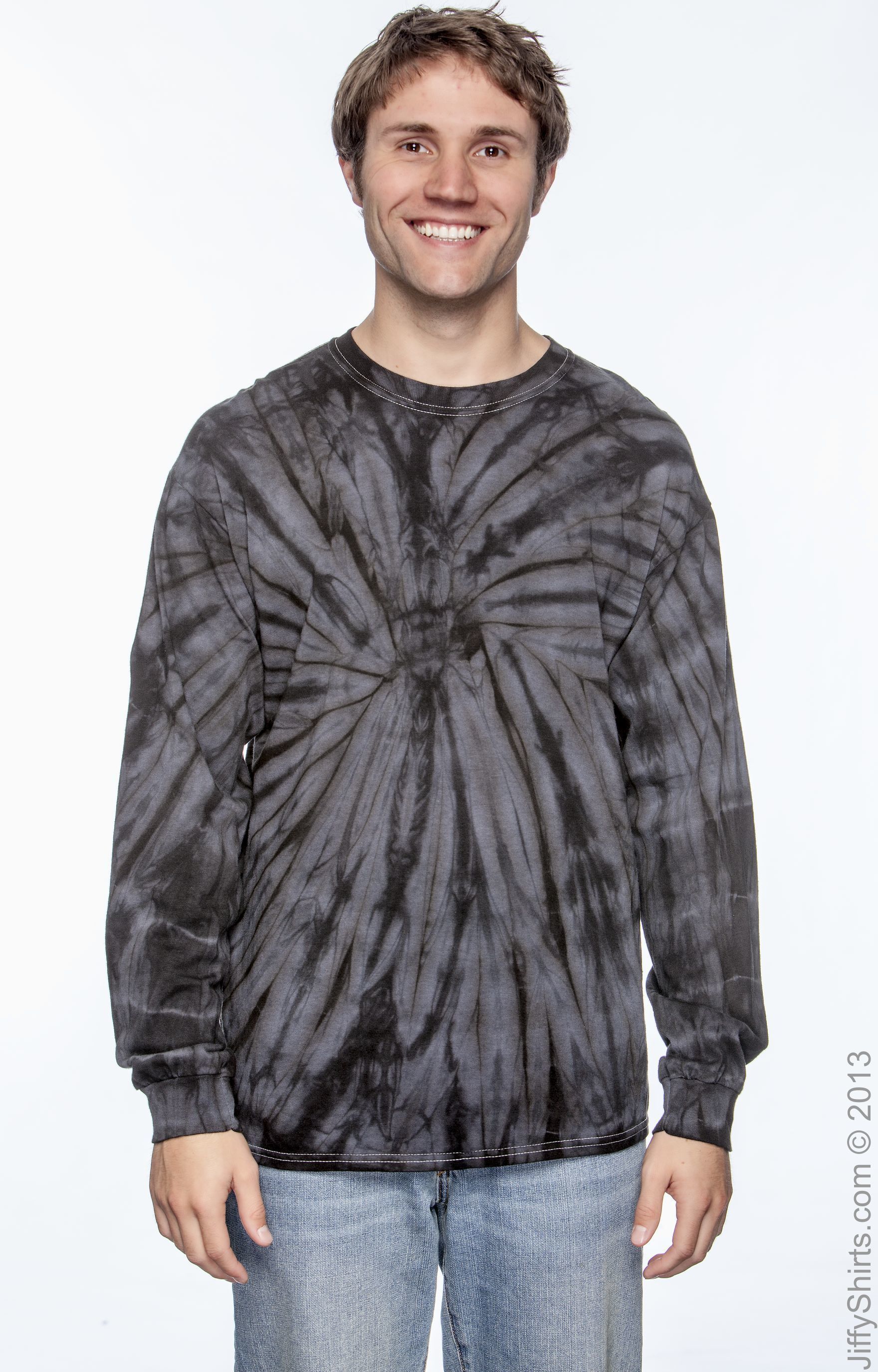 Unisex 100% Cotton Long-Sleeve T-Shirt - Spider Black
