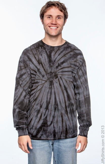 Unisex 100% Cotton Long-Sleeve T-Shirt - Spider Black