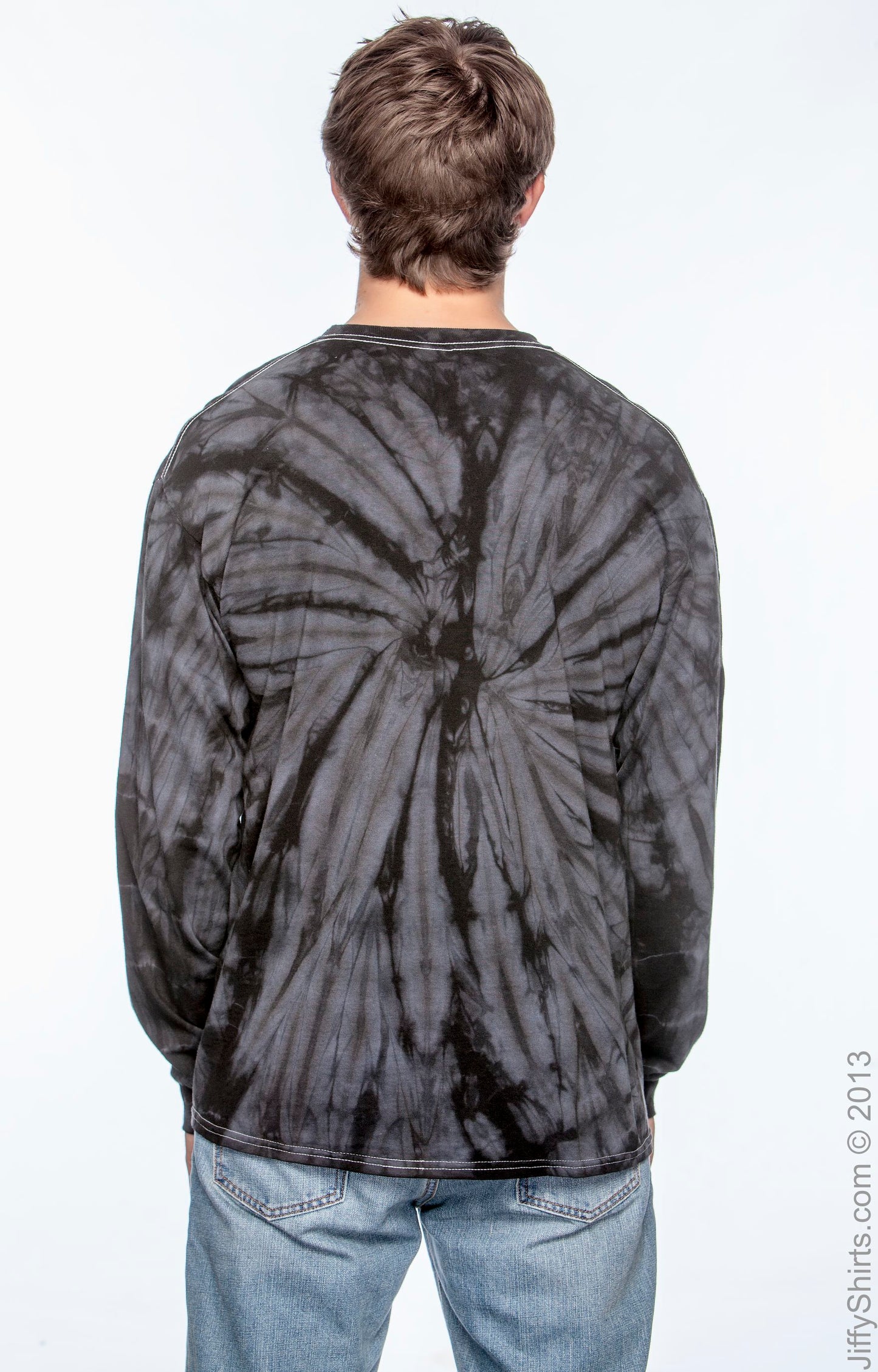 Unisex 100% Cotton Long-Sleeve T-Shirt - Spider Black
