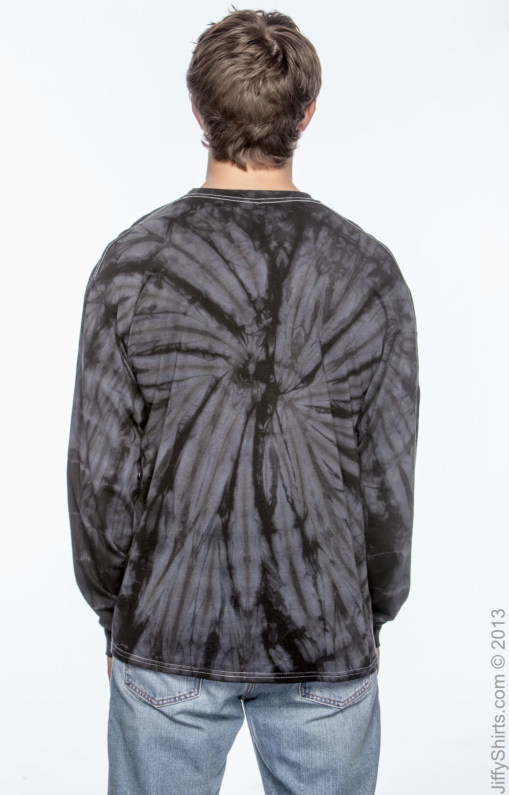 Unisex 100% Cotton Long-Sleeve T-Shirt - Spider Black