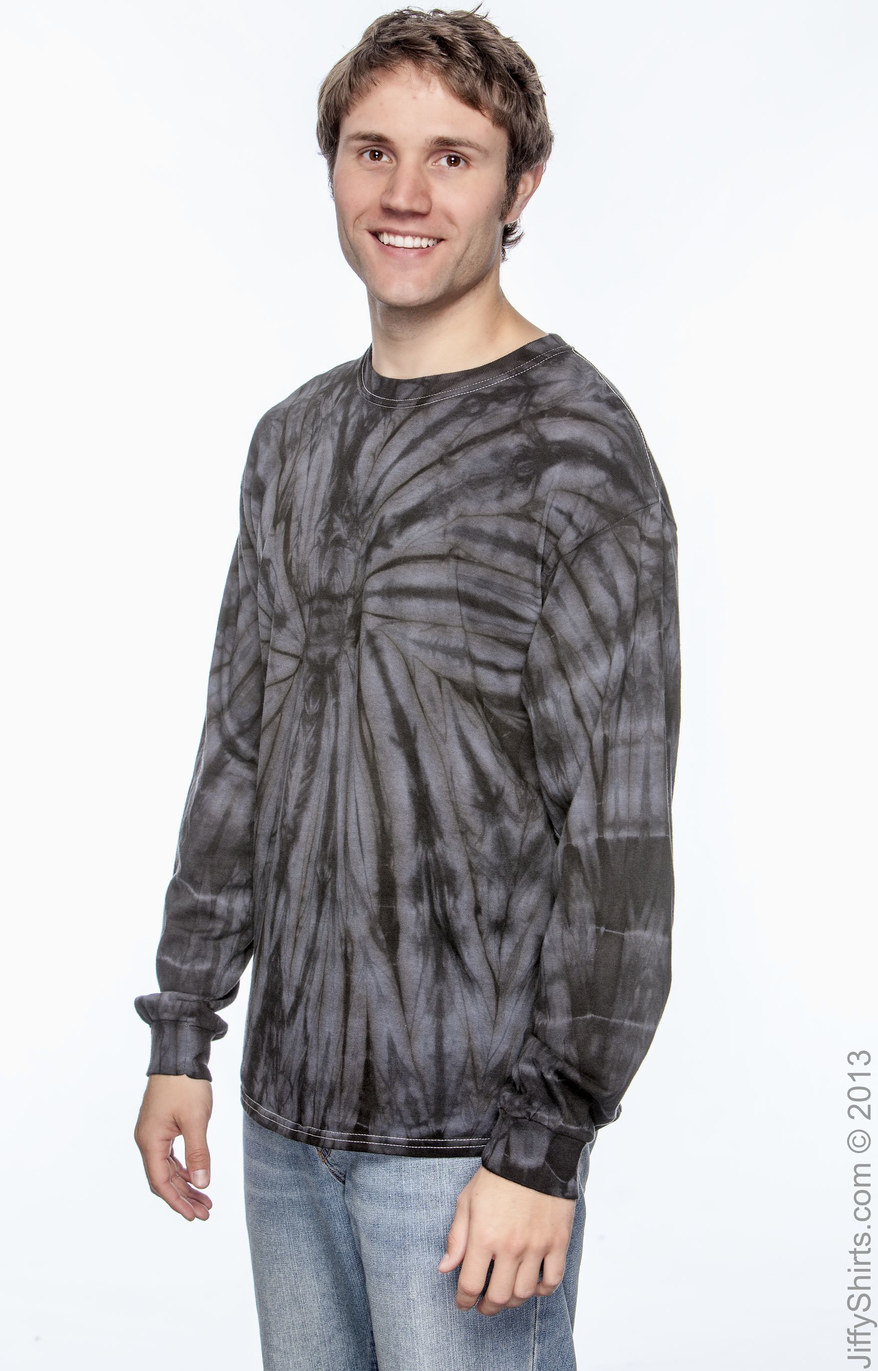 Unisex 100% Cotton Long-Sleeve T-Shirt - Spider Black