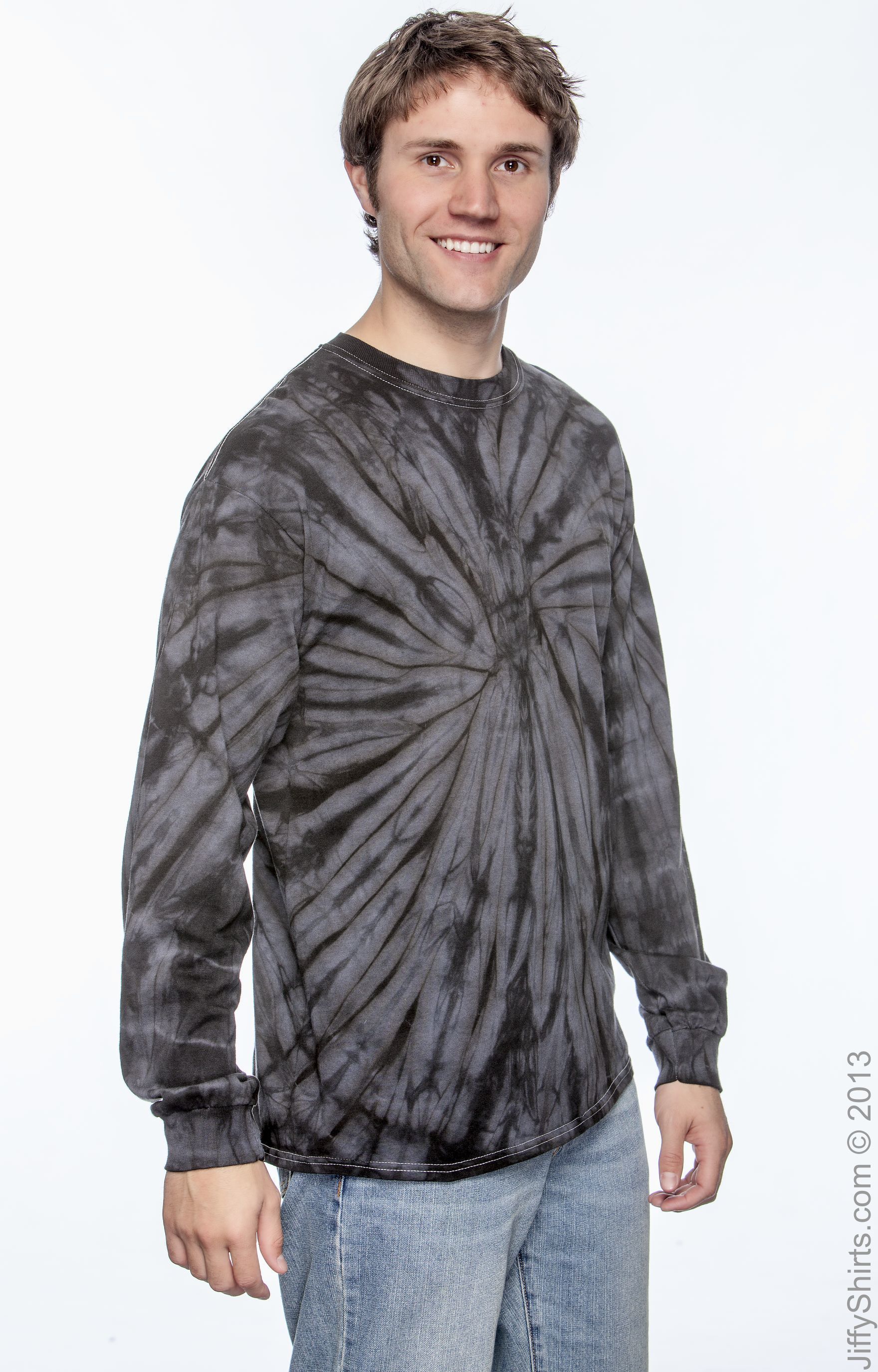 Unisex 100% Cotton Long-Sleeve T-Shirt - Spider Black