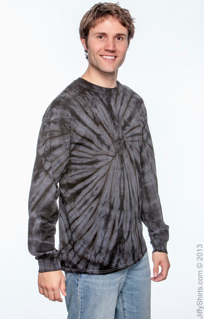 Unisex 100% Cotton Long-Sleeve T-Shirt - Spider Black