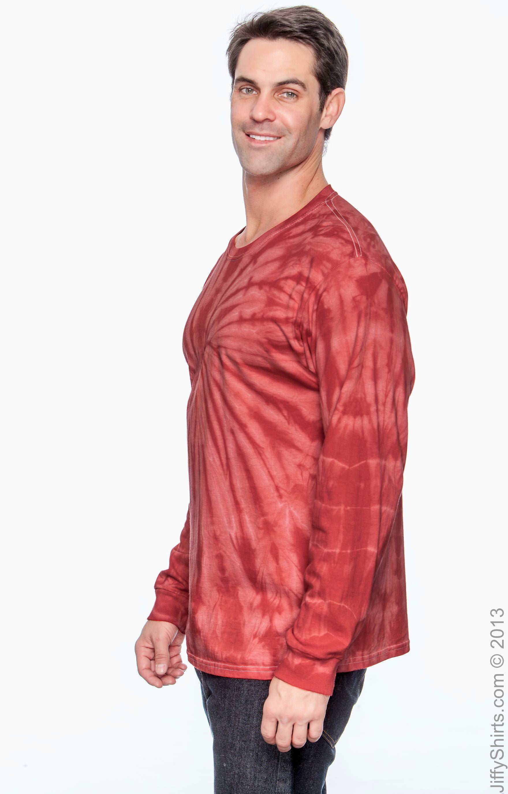 Unisex 100% Cotton Long-Sleeve T-Shirt - Spider Red