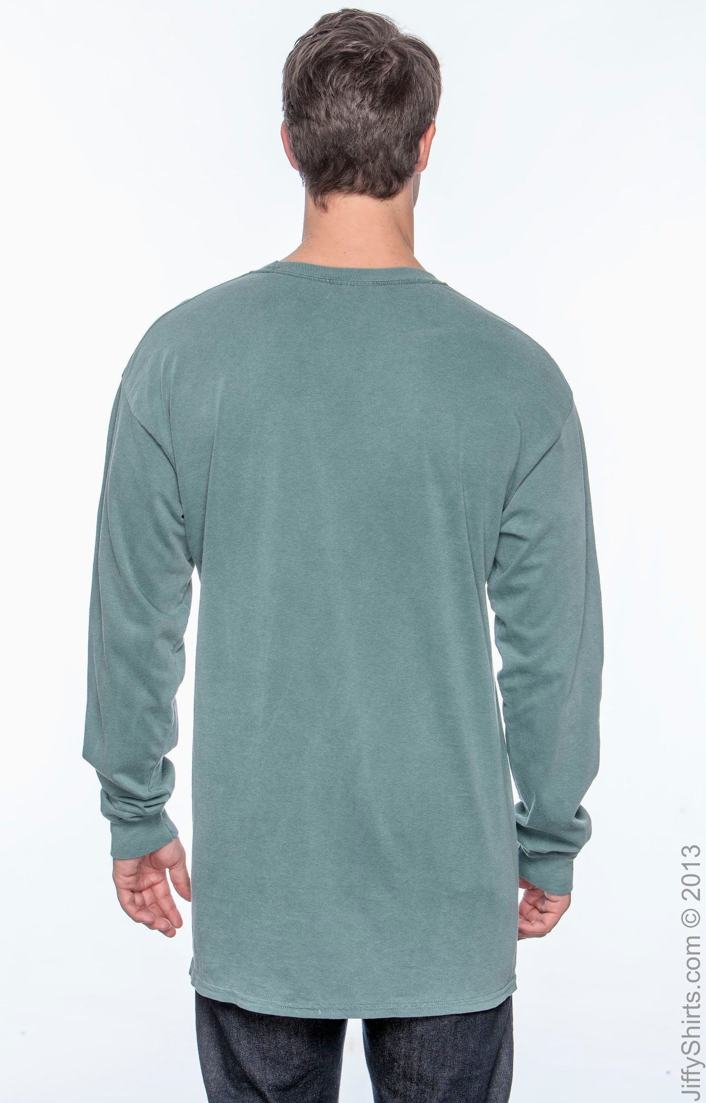 Unisex Heavyweight RS Long-Sleeve T-Shirt - Blue Spruce