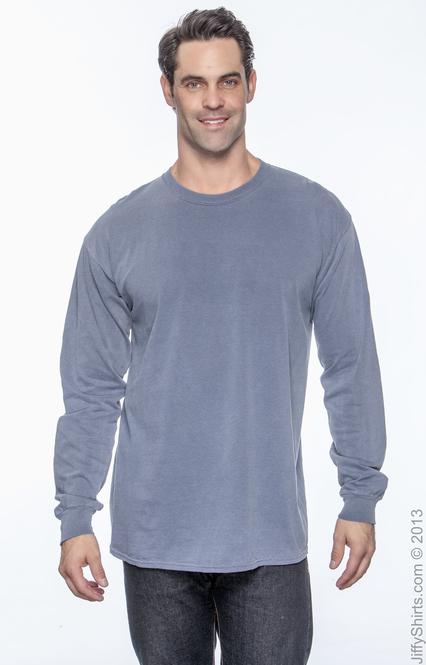 Unisex Heavyweight RS Long-Sleeve T-Shirt - Denim