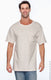 Hanes 5190P - Beefy-T® Short Sleeve Pocket Tee - Natural