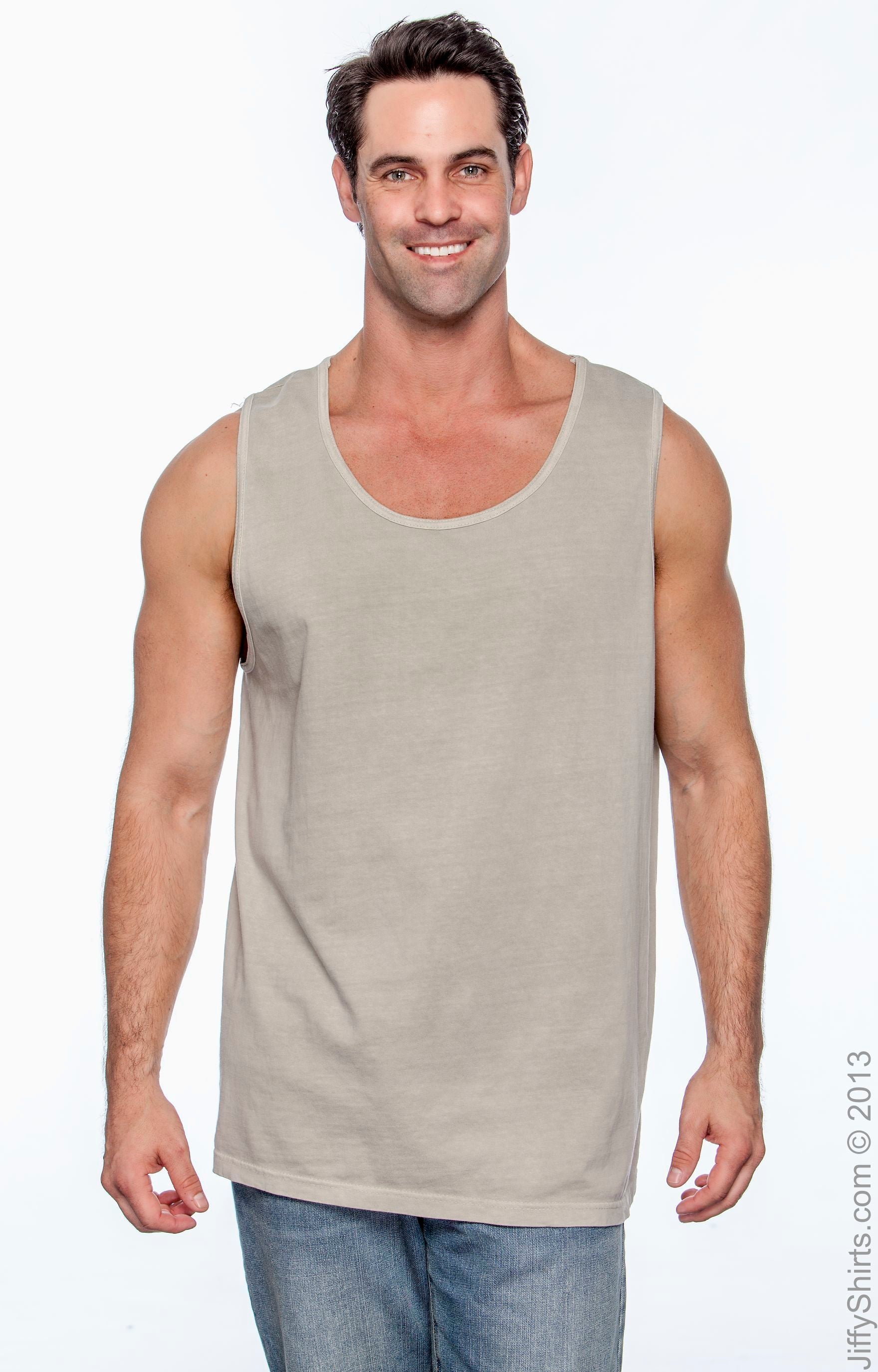 Unisex Heavyweight RS Tank - Sandstone