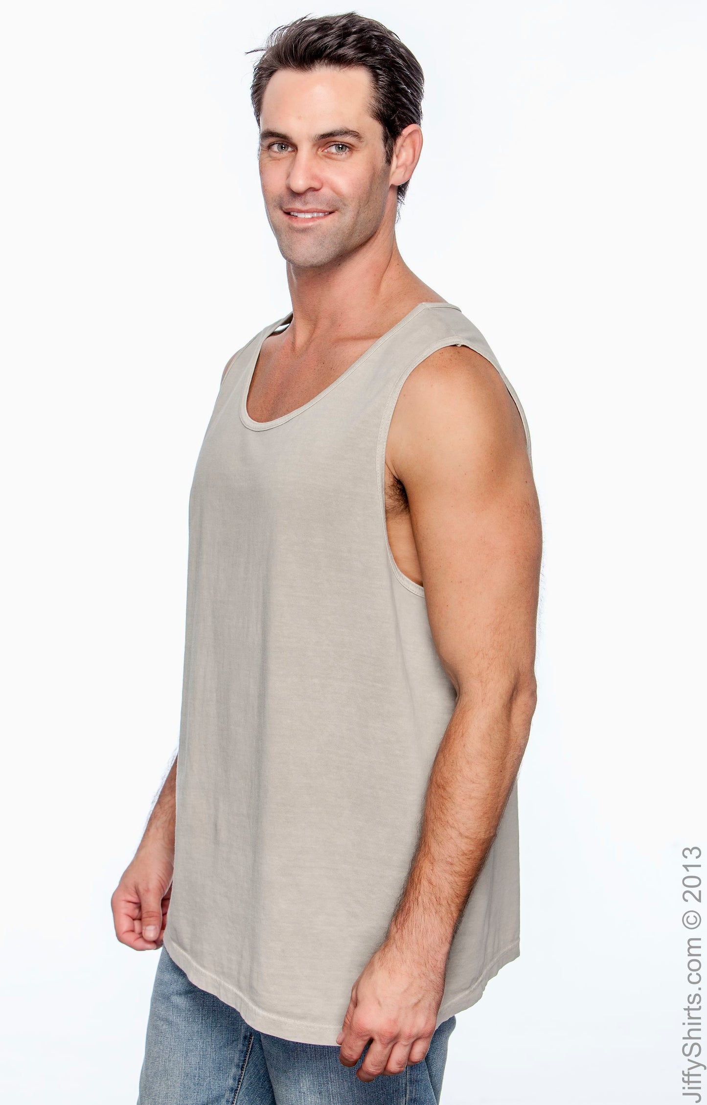 Unisex Heavyweight RS Tank - Sandstone