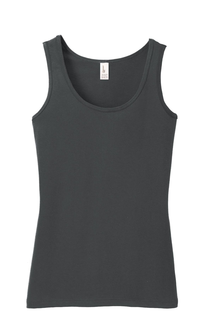 Women's Junior The Concert Tank - Charcoal