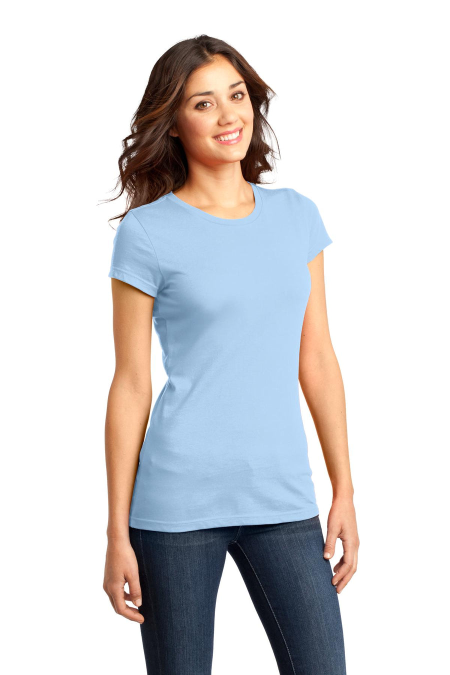 Women's Fitted Very Important Tee - Ice Blue