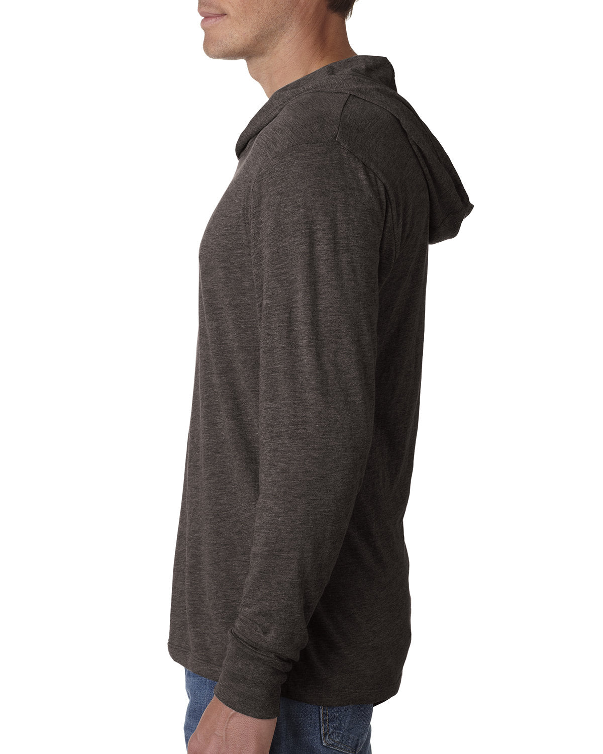 Unisex Triblend Long-Sleeve Hoodie - Macchiato