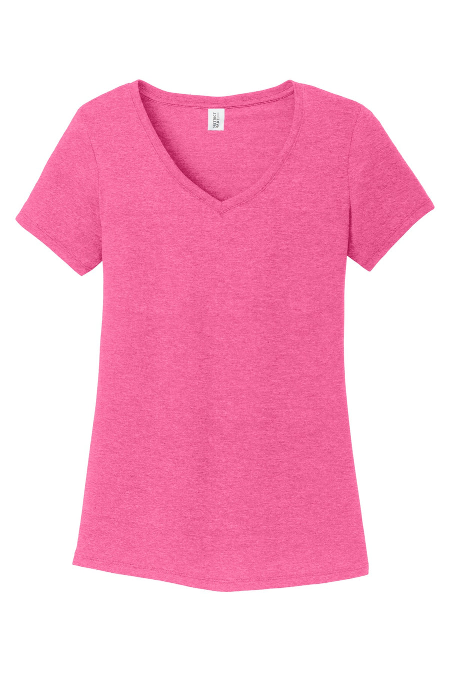 Women's Perfect Tri V-Neck Tee - Fuchsia Frost