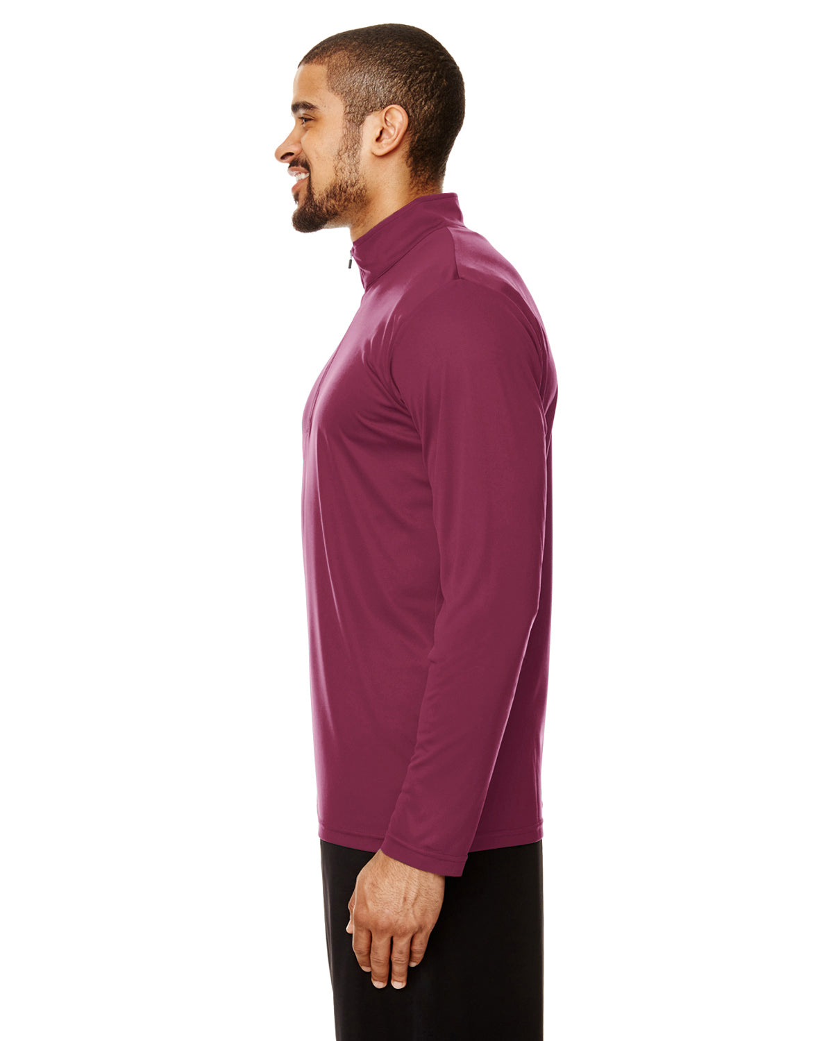 Men's Zone Performance Quarter-Zip - Sport Maroon