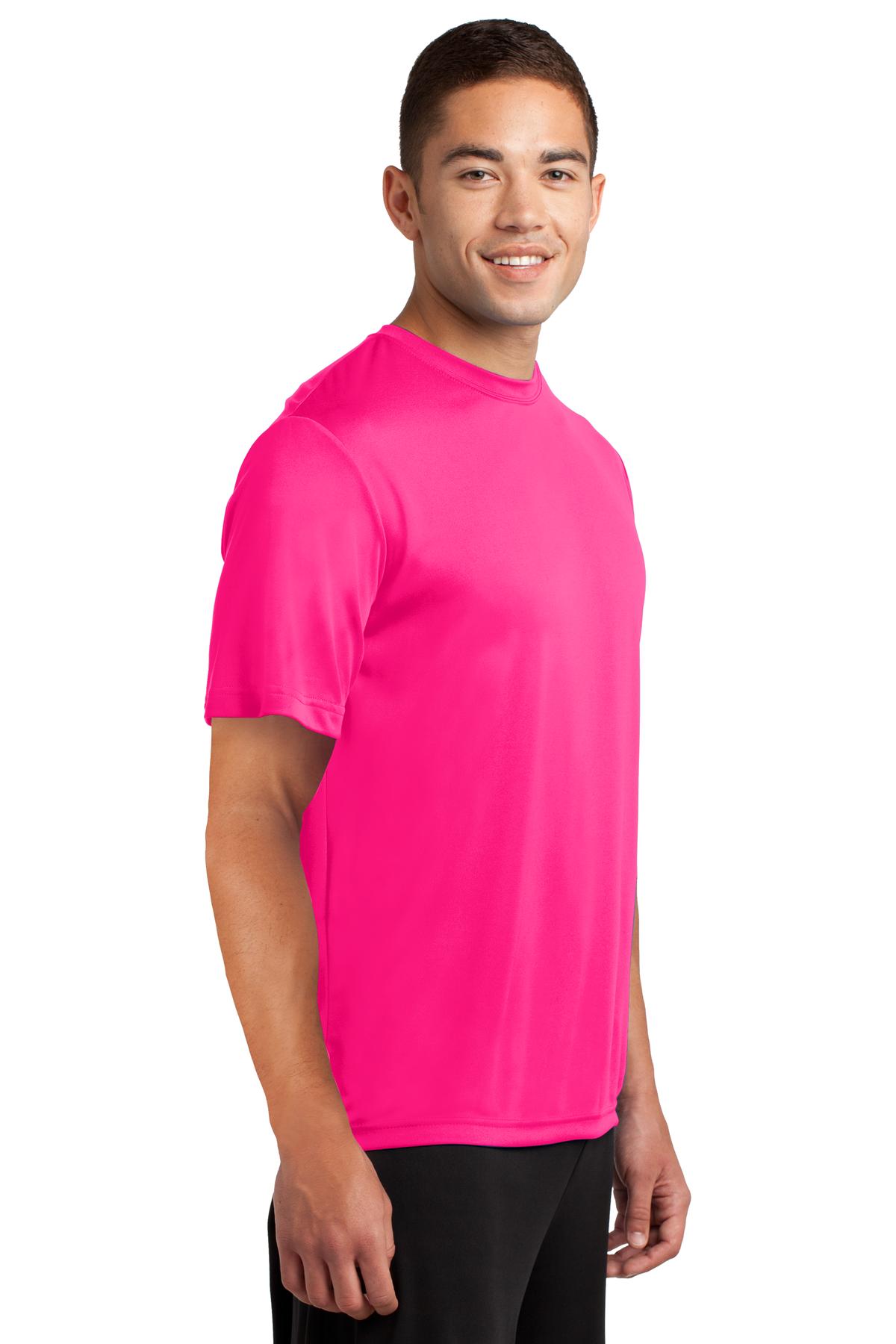 Unisex PosiCharge Competitor Tee - Neon Pink