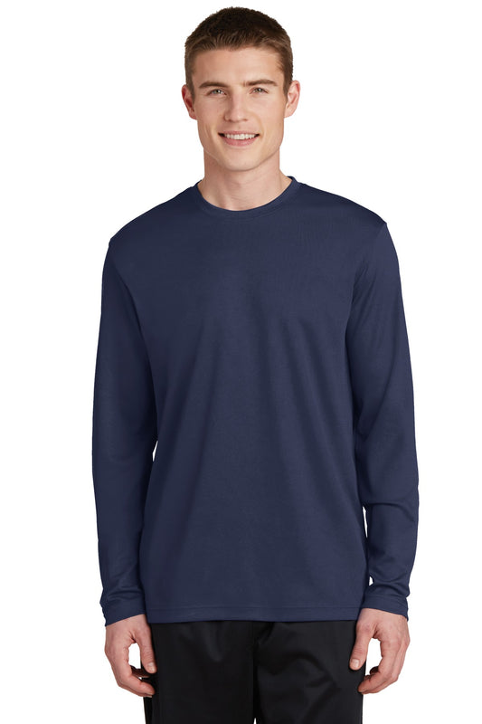 Unisex PosiCharge RacerMesh Long Sleeve Tee - True Navy
