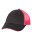 Valucap S102 - Sandwich Trucker Cap - Charcoal / Neon Pink