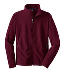 Unisex Value Fleece Jacket - Maroon