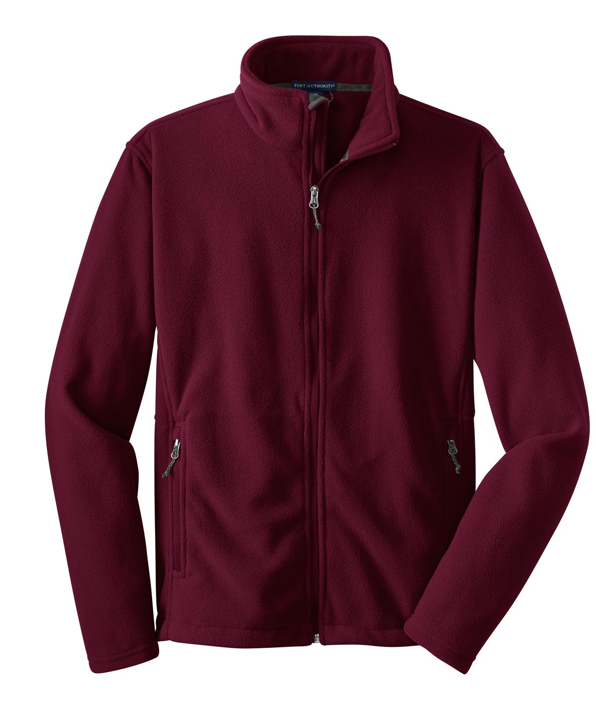 Unisex Value Fleece Jacket - Maroon