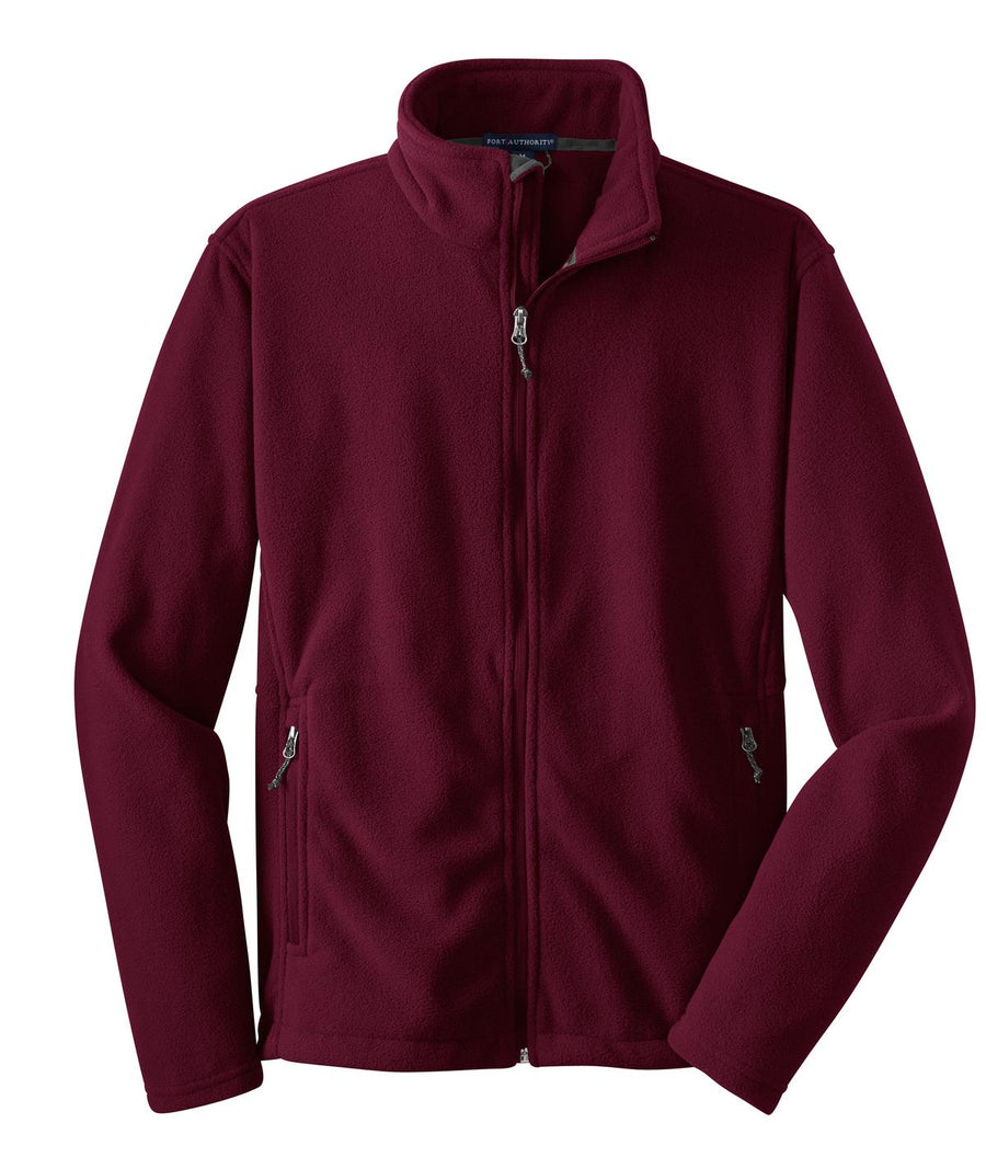 Unisex Value Fleece Jacket - Maroon