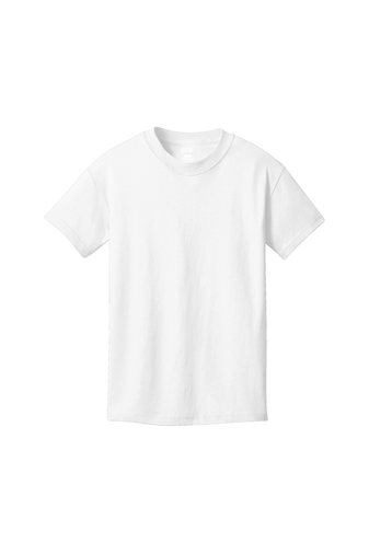 Youth Core Cotton Tee - White