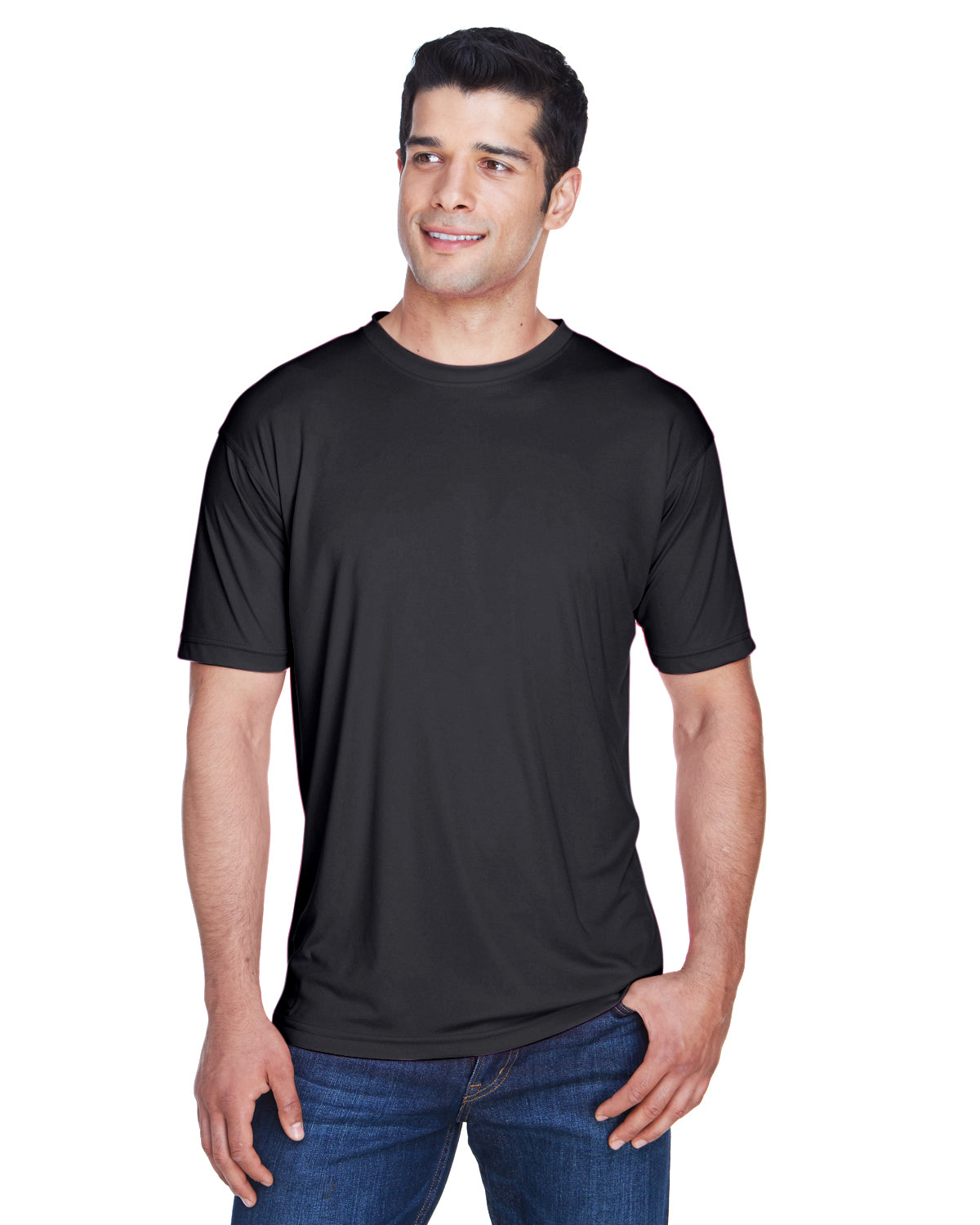 Men's Cool & Dry Sport Performance Interlock T-Shirt - Black