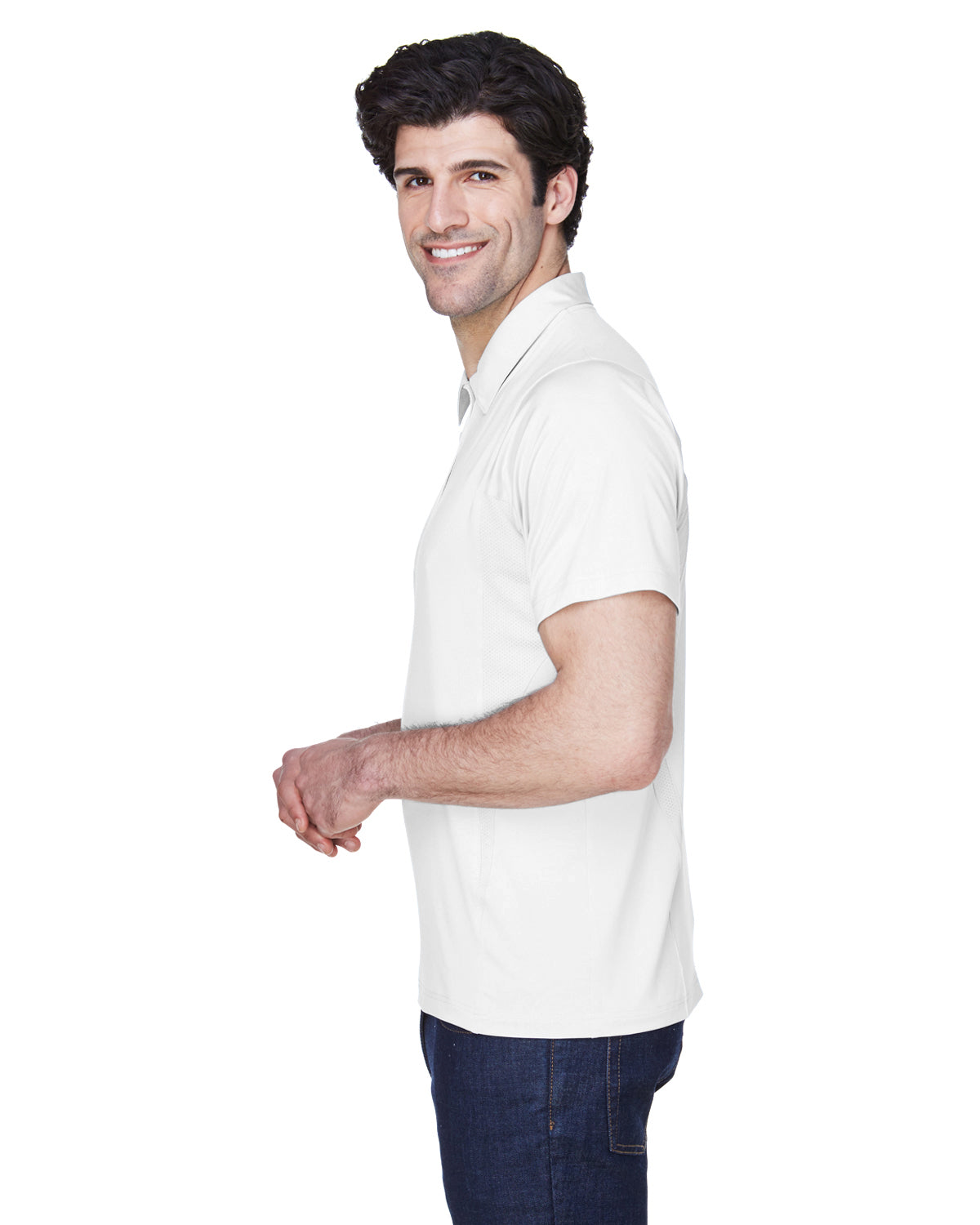 Men's Charger Performance Polo - White