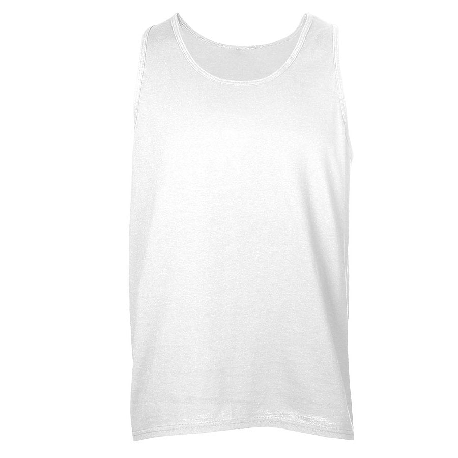 Unisex Fine Jersey Tank - White