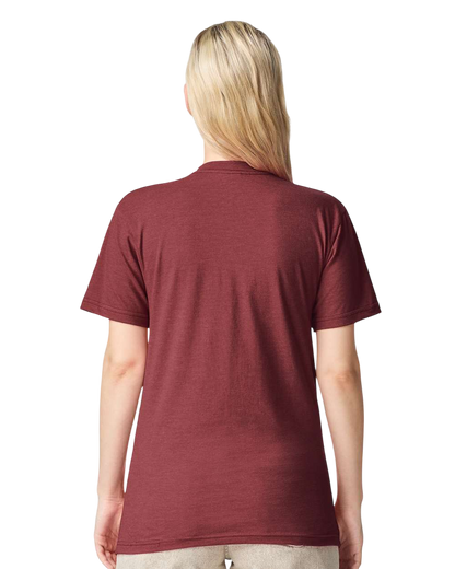 Unisex CVC T-Shirt - Heather Burgundy