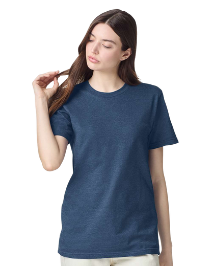 Unisex CVC T-Shirt - Heather Sea Blue
