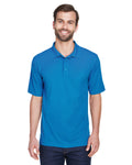 Men's Cool & Dry Mesh Piqué Polo - Pacific Blue