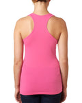 Women's Spandex Jersey Racerback Tank - Hot Pink