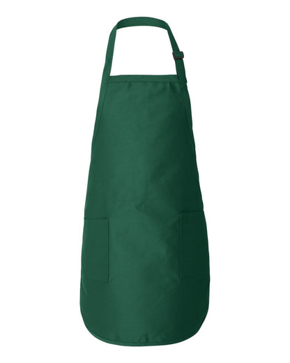 Full-Length Apron with Pockets - Forest