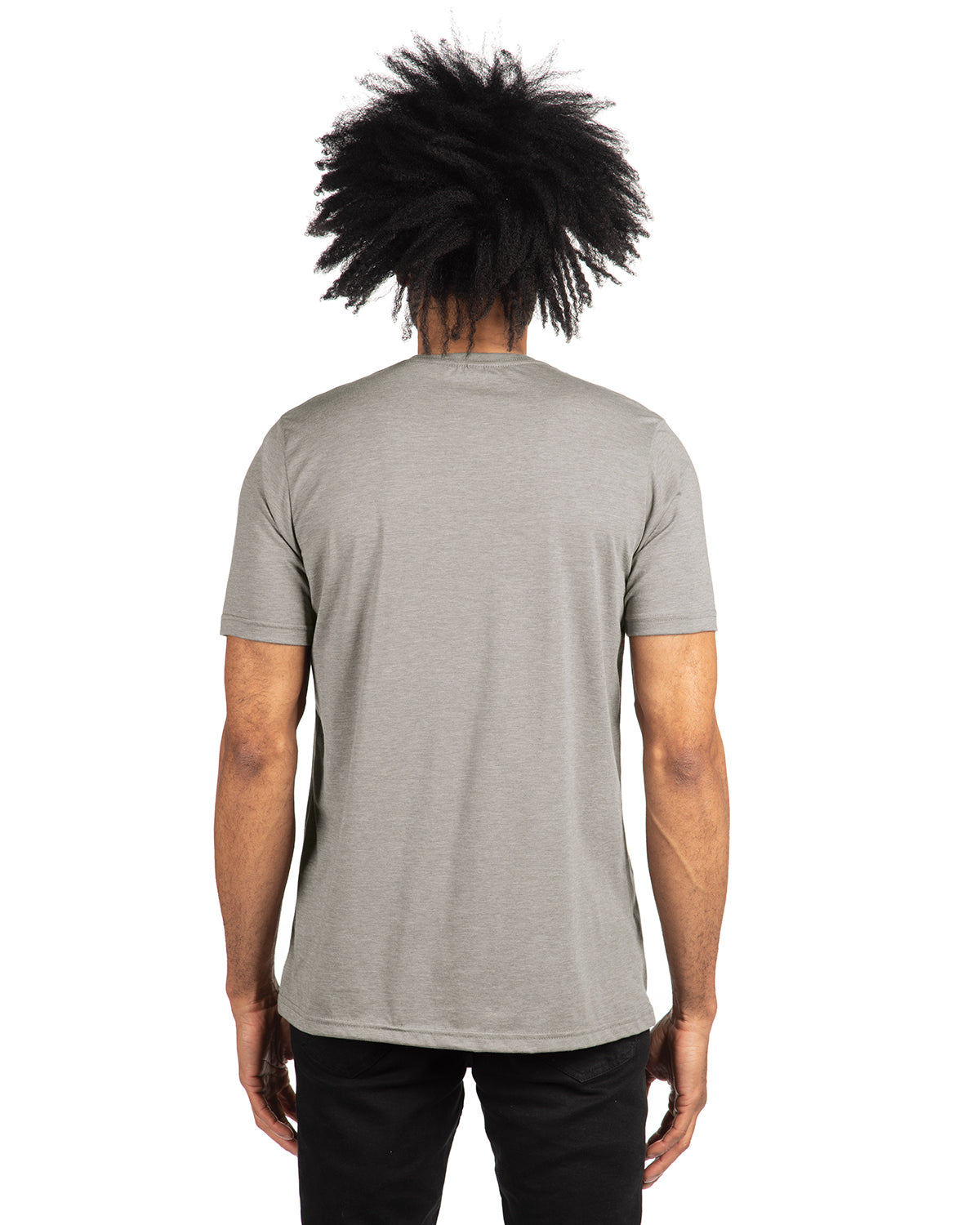 Unisex Poly/Cotton Crew - Heather Grey